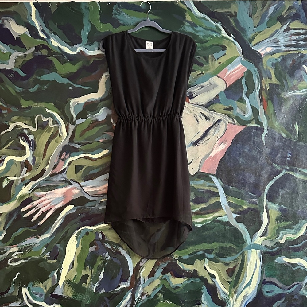 Vero Moda Black High Low Dress